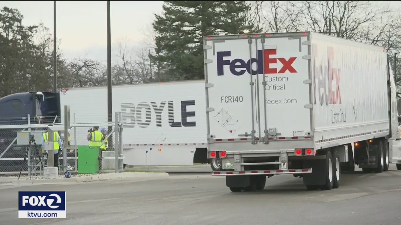 First shipment of Pfizer vaccine set to arrive in California tomorrow