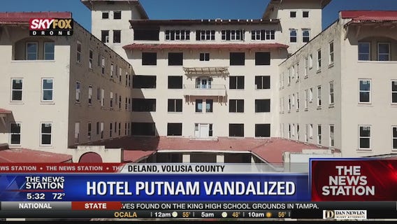 Vandals strike Historic Hotel Putnam in DeLand