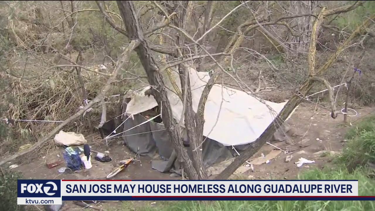 San Jose looks to house homeless along Guadalupe River