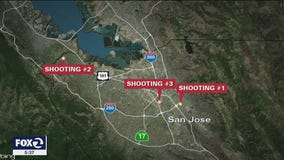 Three shootings early Saturday morning in San Jose leaves 1 dead, 3 wounded