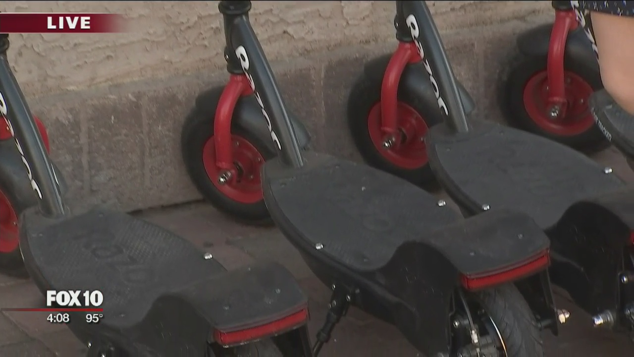 Razor share scooters launches in Tempe