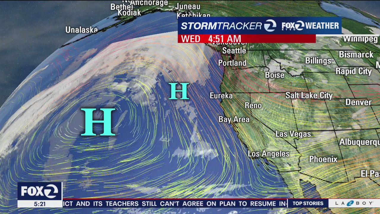 Sunny, windy in the hills