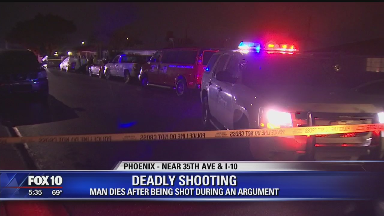 Phoenix police: Suspect sought after man shot, killed | FOX 10 Phoenix