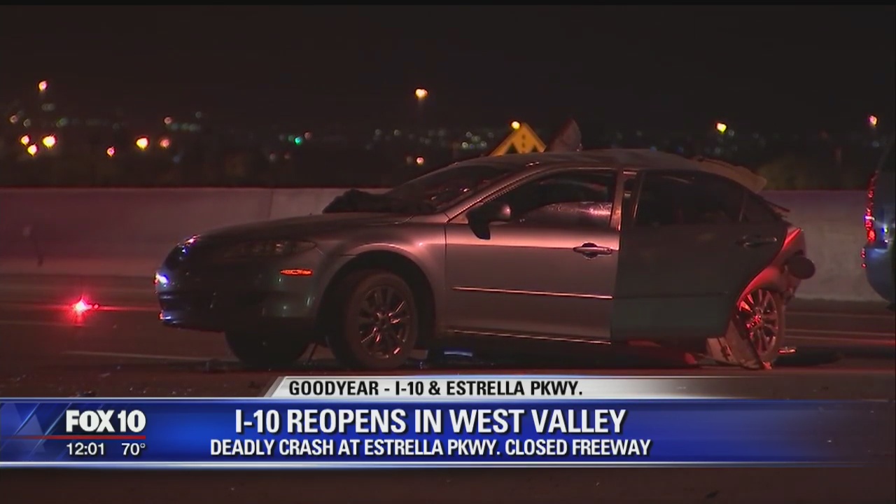 Goodyear freeways reopen following deadly crash | FOX 10 Phoenix