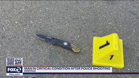 Man shot by Danville police was holding small knife