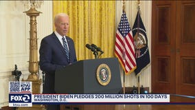 President Biden pledges 200 million vaccinations in first 100 days