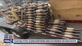 Hundreds of catalytic converters recovered in Novato