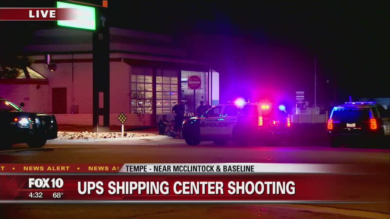 Police investigating shooting at Tempe UPS shipping center | FOX 10 Phoenix
