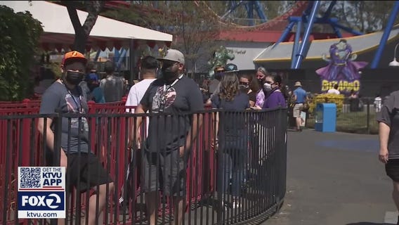 Six Flags Discovery Kingdom safely reopens rides to guests after being closed for over a year