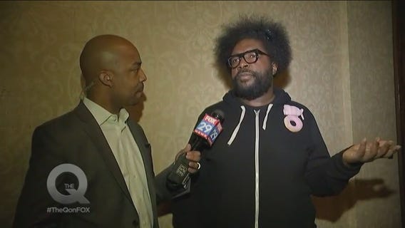 Quincy Hangs With QuestLove