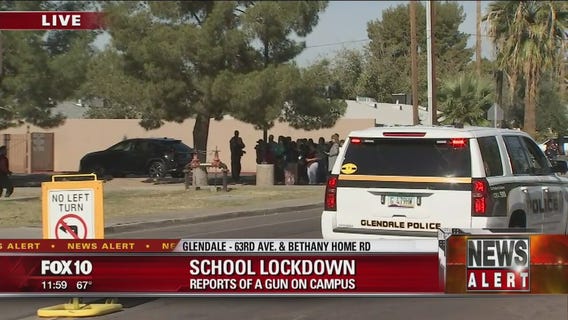 School placed on lockdown after reports of gun on campus