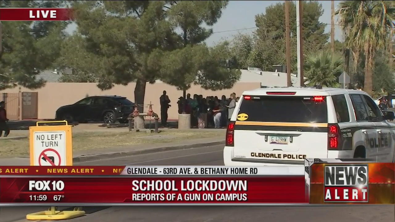 School placed on lockdown after reports of gun on campus