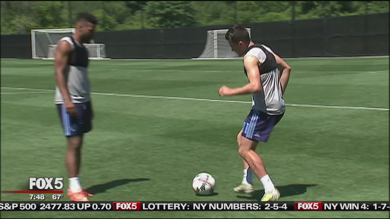 Practicing with NYCFC