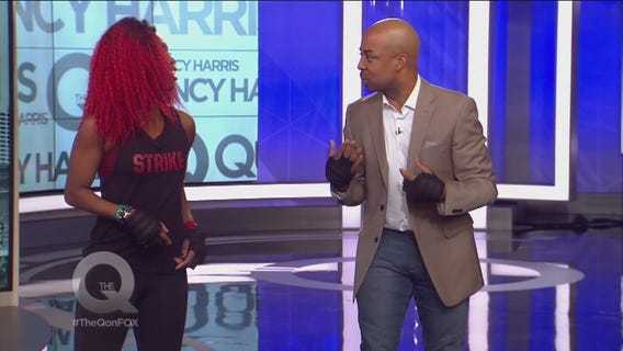 Tru Adams From Lifetime Fitness Works Out With Q