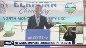 Newsom unveils education initives