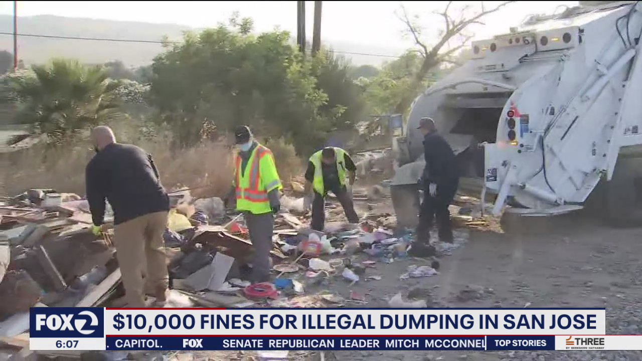 $10,000 fines for illegal dumping in San Jose