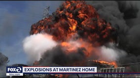 Fireball destroys home in Martinez, frightens nearby residents