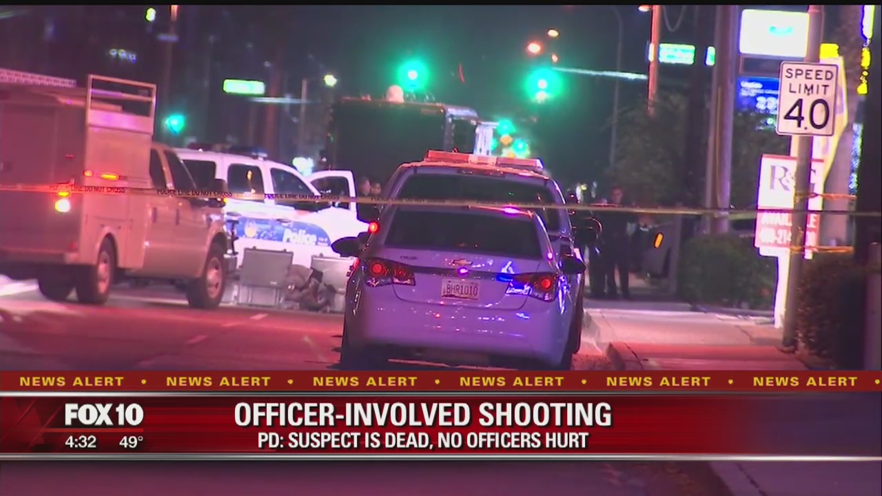 Suspect dead, no officers injured in Phoenix police shooting | FOX 10 ...
