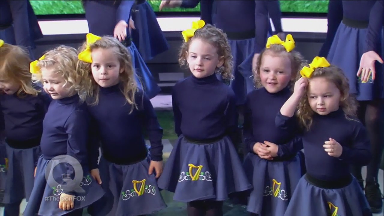 Irish Dancers Get the Q in the St. Patrick's Day Spirit