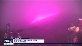 Lighting of pink triangle on Twin Peaks signals return of pride