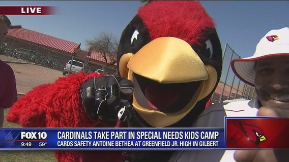 Cardinals host special needs kids camp in Gilbert