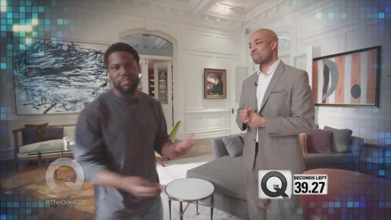 Kevin Hart tells Quincy about his new movie ?Untouchable? ? from the set