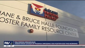 Delivering Dreams Bus: Assistance League of Phoenix dressing 200 foster kids