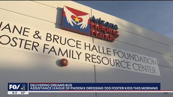 Delivering Dreams Bus: Assistance League of Phoenix dressing 200 foster kids