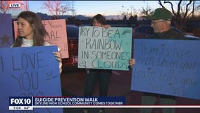 Skyline High School community takes part in suicide prevention walk