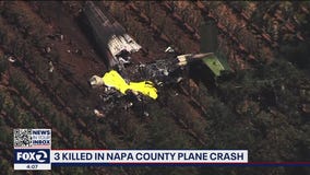3 killed in small plane crash in Napa County