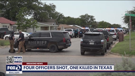 Four officers shot, one killed in Texas