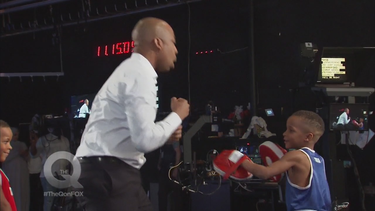 The Boxing Grandy Twins Put Their Dukes Up