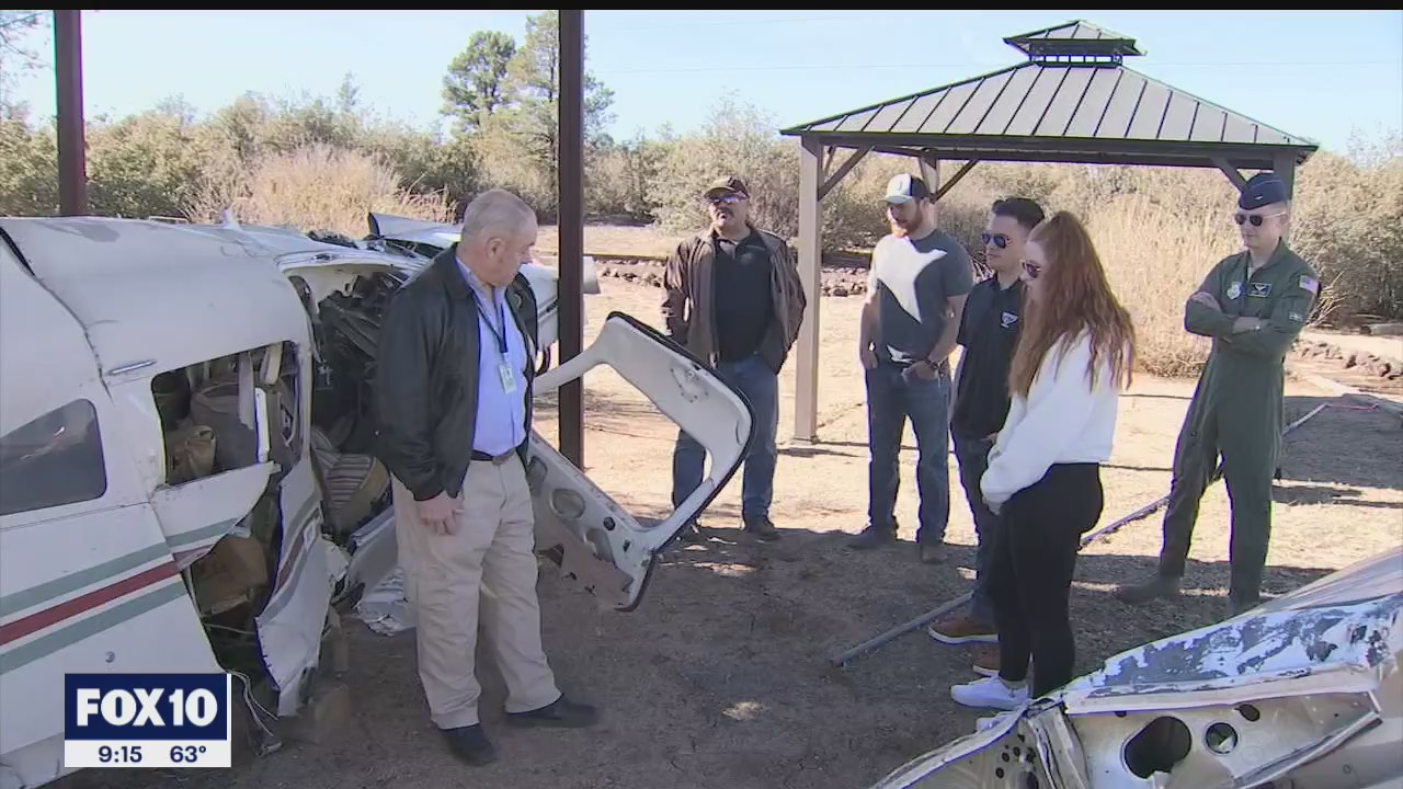 Students in Prescott training to become air crash investigators