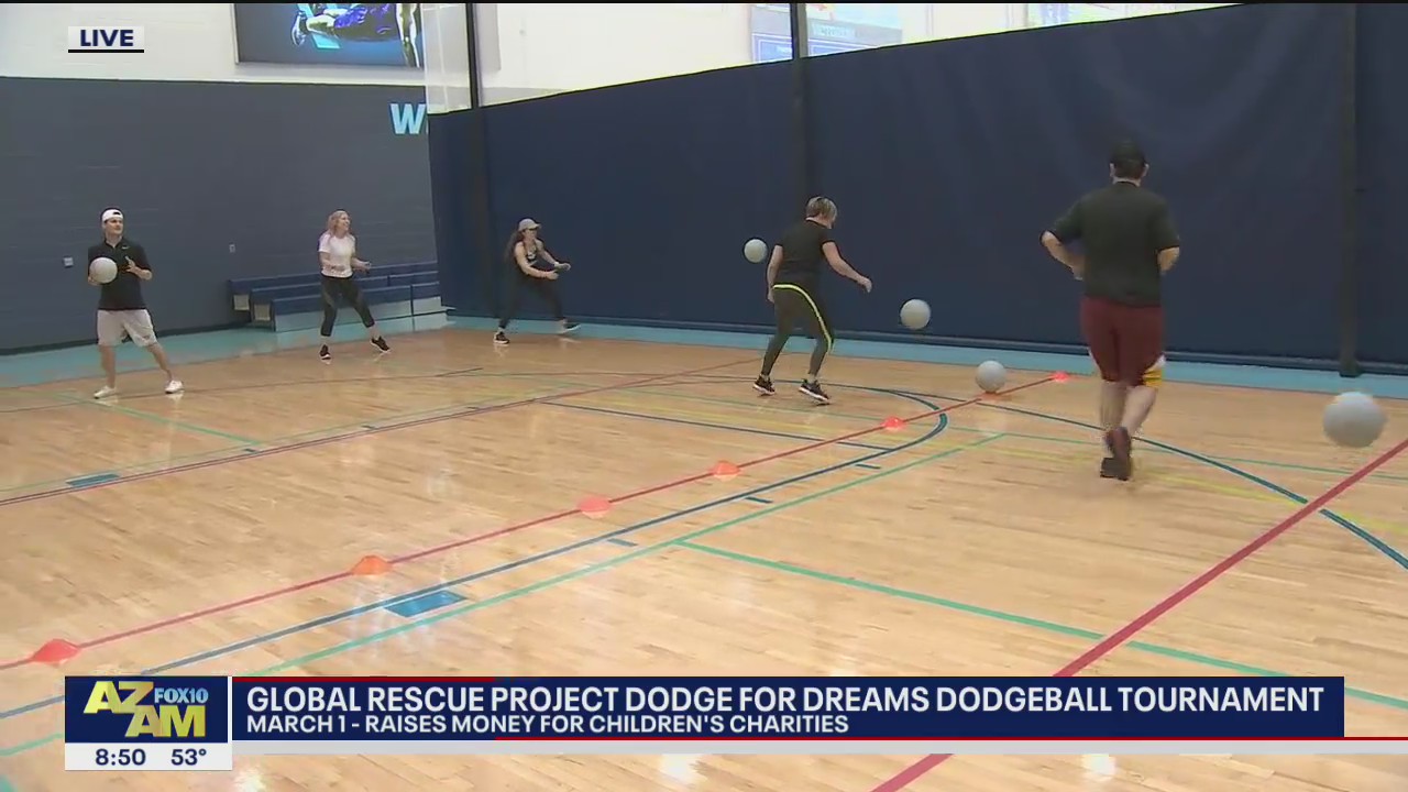 Dodge for Dreams Dodgeball Tournament raises money for children's charities