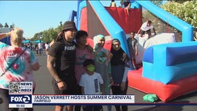 San Francisco 49ers cornerback Jason Verrett hosts summer carnival in Fairfield