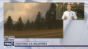 Cal Fire says containing the two major wildfires burning in Northern California 'will take awhile'