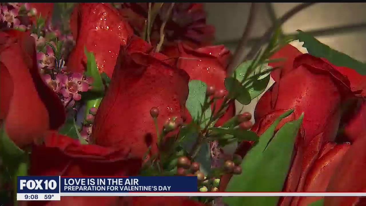 Final Countdown: Florists prepare for Valentine's Day