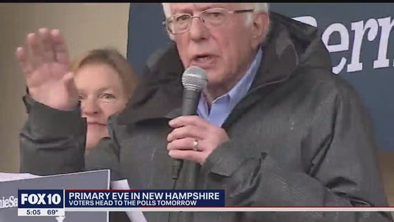 2020 Elections: Democratic candidates make final pitch as New Hampshire voters prepare to cast primary ballot