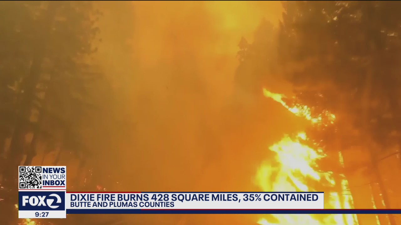 Dixie Fire continues to burn, forcing people in Chester to evacuate