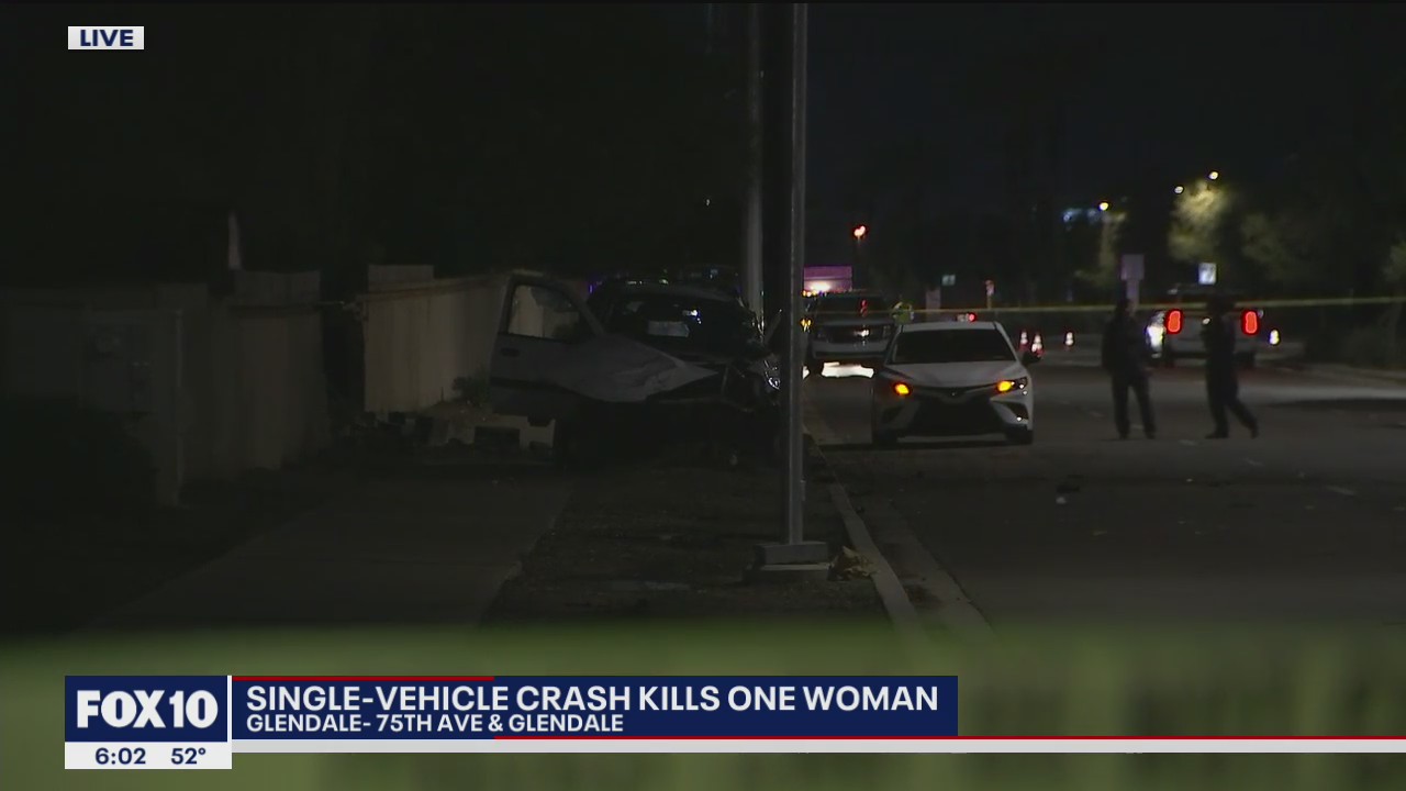 PD: Woman killed in Glendale crash | FOX 10 Phoenix