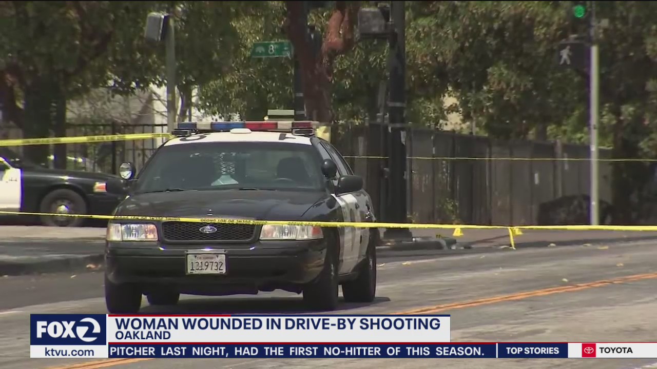 Woman wounded in Oakland drive-by shooting