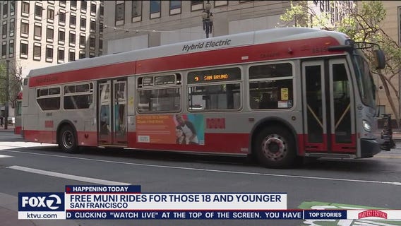 18-year-olds and younger can now ride MUNI for free
