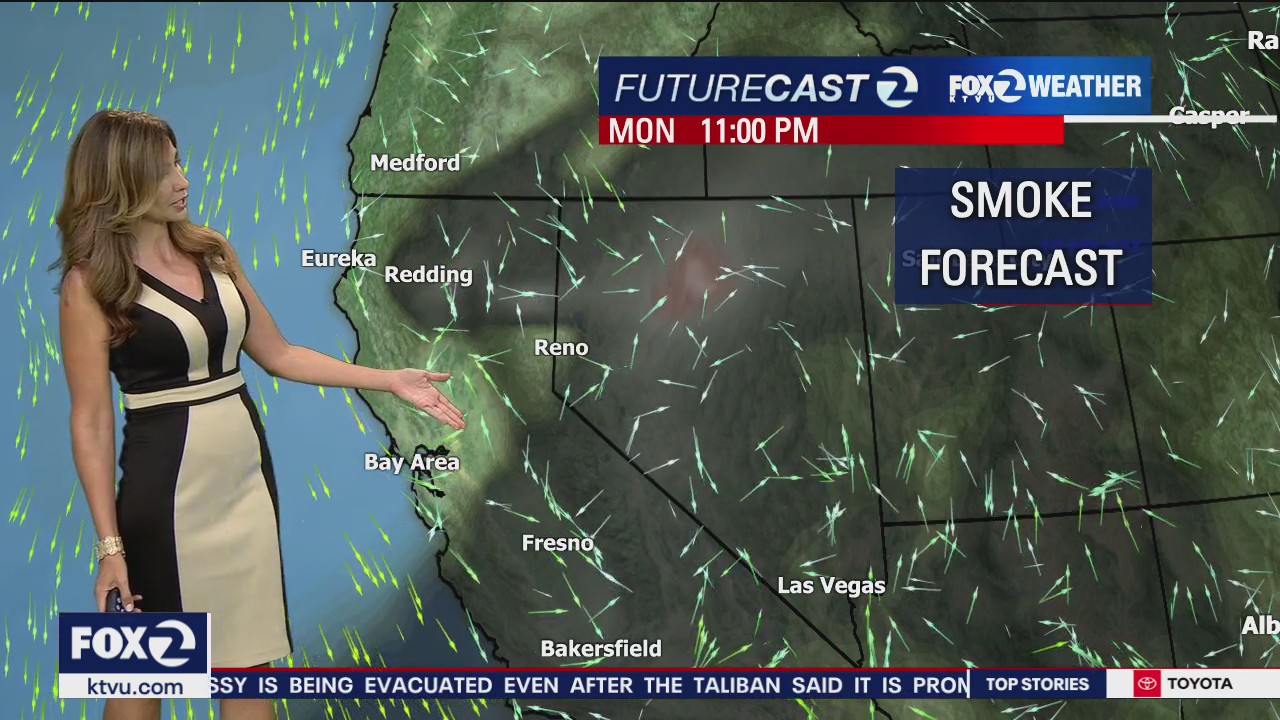 SUNDAY FORECAST: Triple digit temps inland, poor air quality