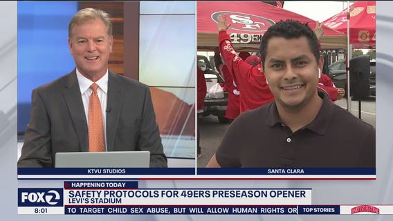 Excited 49ers fans showing up early for preseason home opener