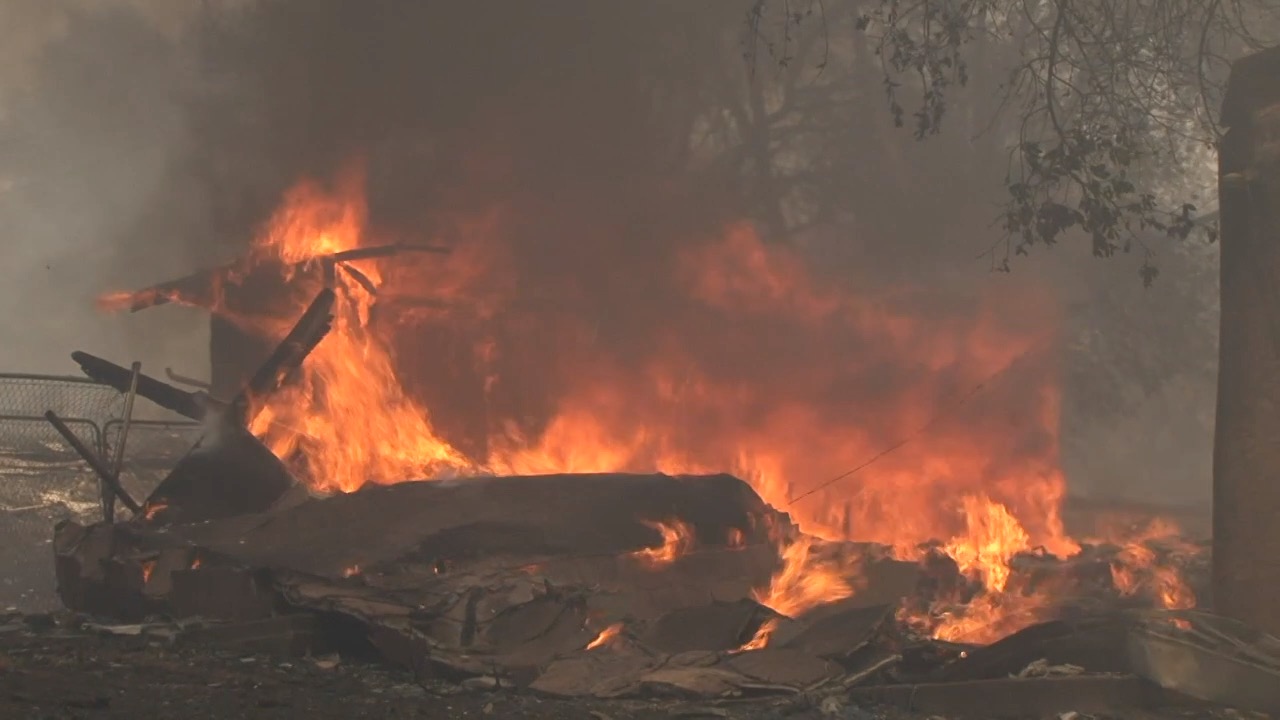 Cache Fire in Lake County burns homes, forces evacuations