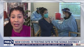 SF Mayor London Breed discusses new COVID-19 testing site in the SOMA District