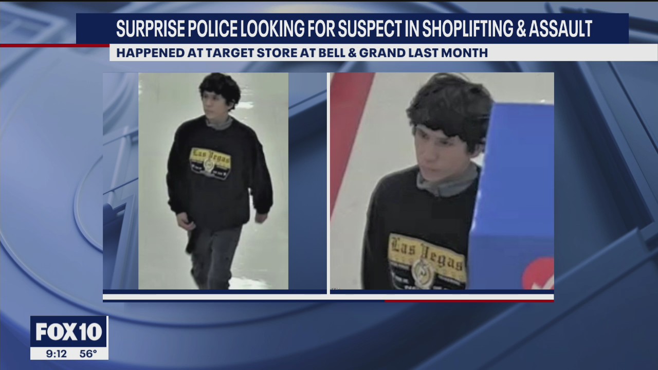 Warrant Wednesday: Surprise police seek suspect in connection to shoplifting, assault at Target store