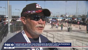 NASCAR super fan finishes bucket list in Phoenix