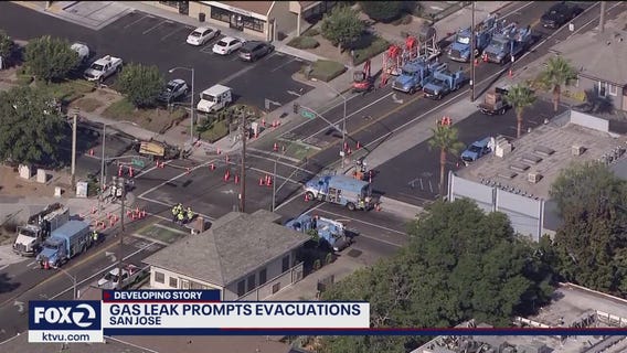 Third-party contractor strikes 8 inch gas line in San Jose