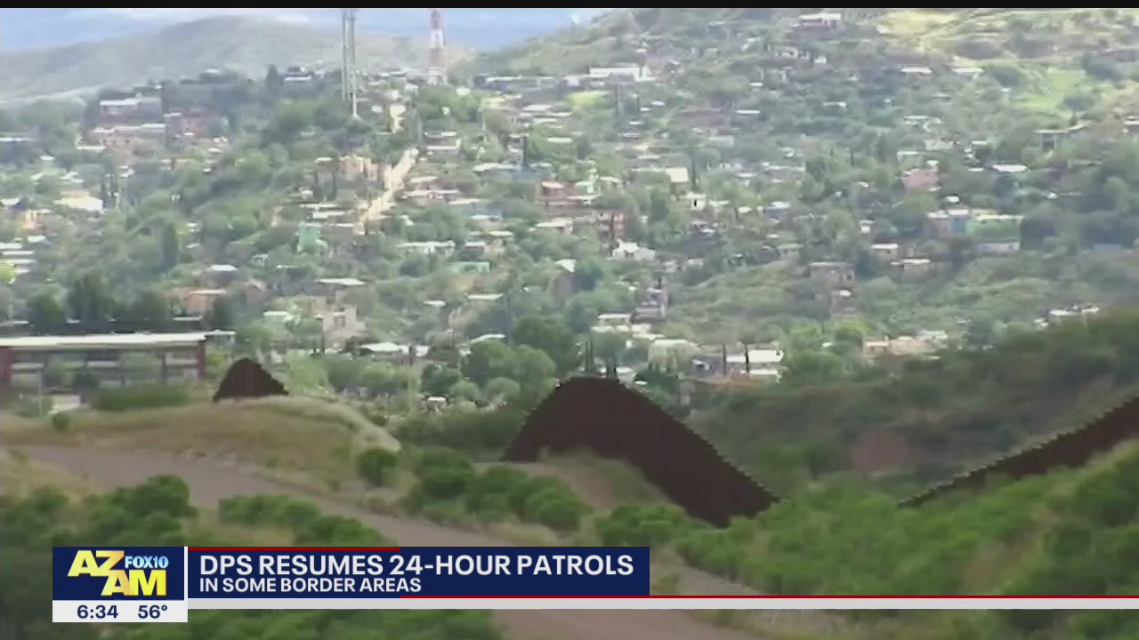Arizona DPS do 24-hour patrols again in some border areas